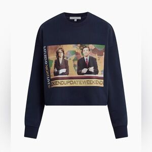 Favorite Daughter x SNL Weekend Update Cropped Sweatshirt